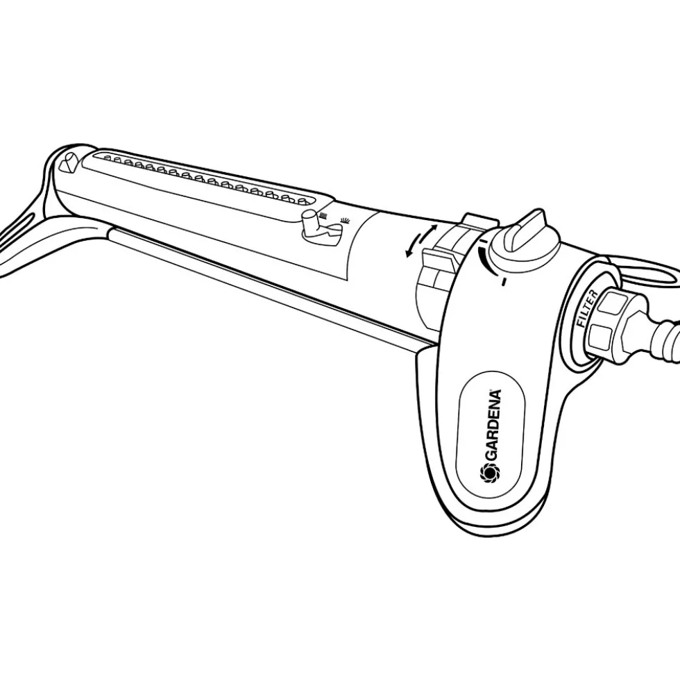 GARDENA Viereckregner "AquaZoom M"