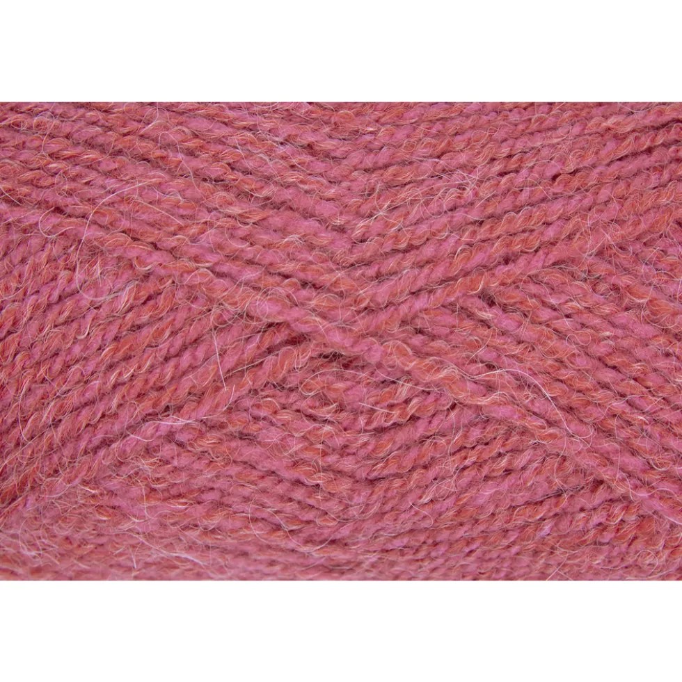 Garn Alpelino 100g rosarot-meliert
