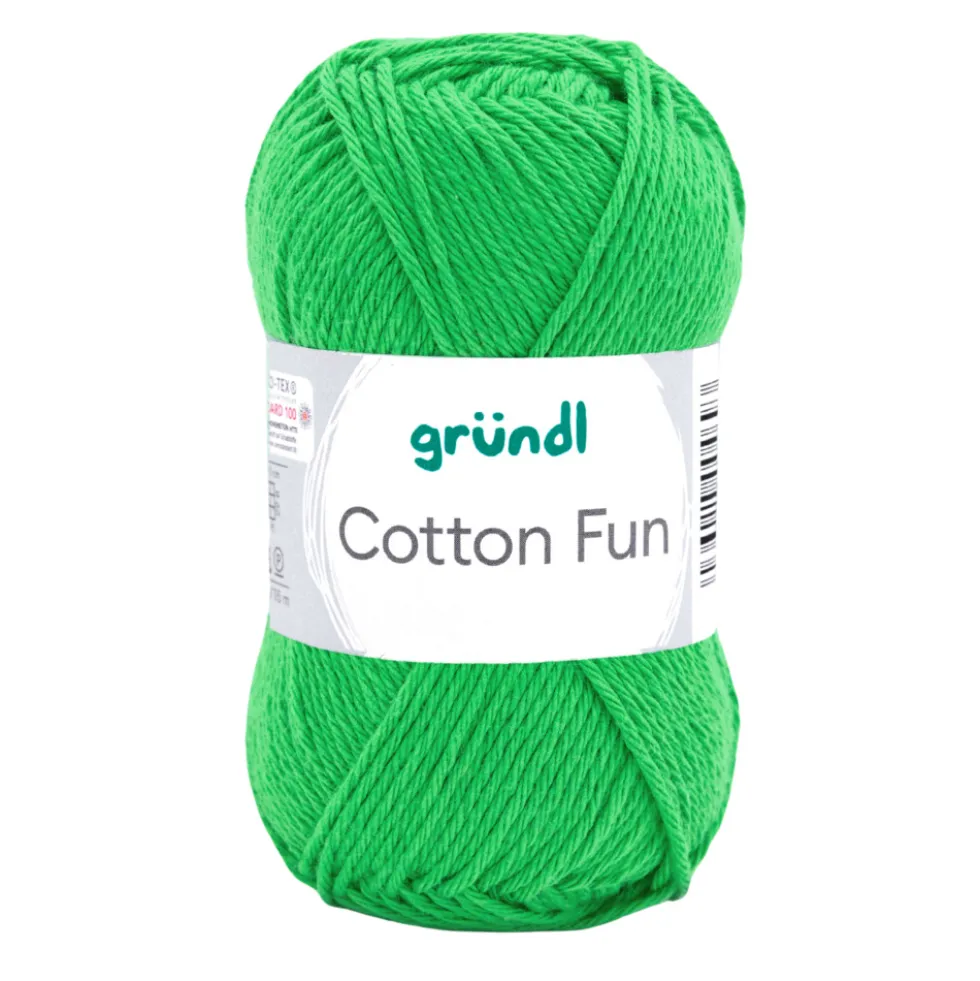 Garn Cotton Fun 50 g froschgrün