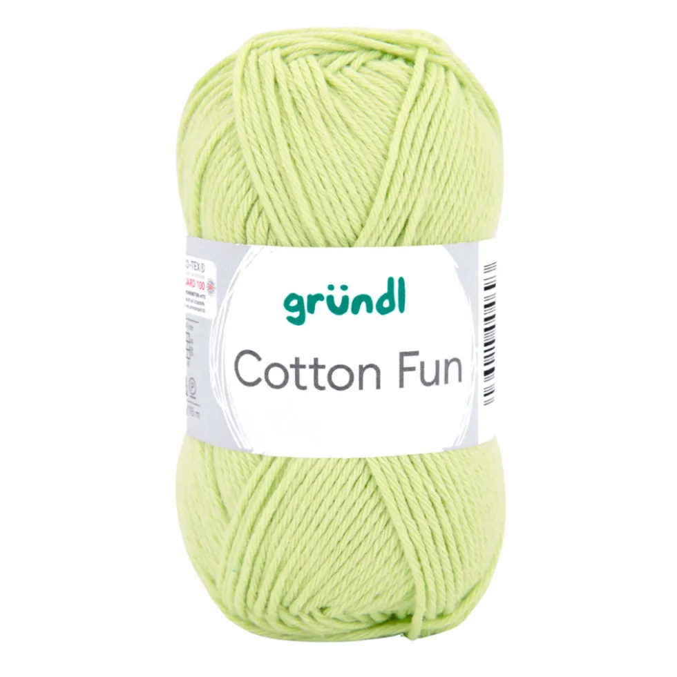 Garn Cotton Fun 50 g hellgrün