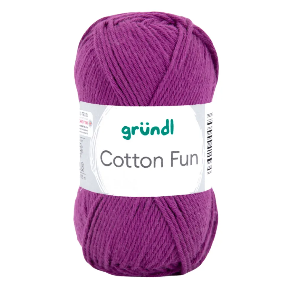 Garn Cotton Fun 50 g purpur