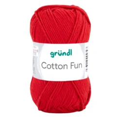 Garn Cotton Fun 50 g signalrot