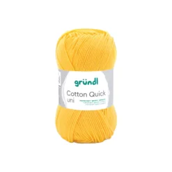 Garn Cotton Quick uni 50 g gelb