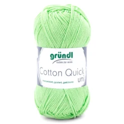 Garn Cotton Quick uni 50 g kiwigrün