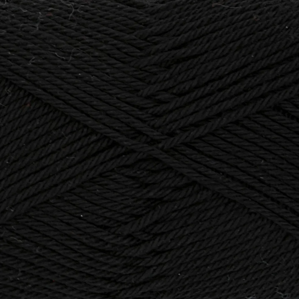 Garn Cotton Quick uni 50 g schwarz