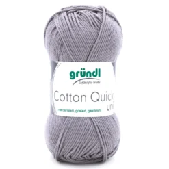 Garn Cotton Quick uni 50 g silbergrau