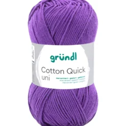 Garn Cotton Quick uni 50 g violett