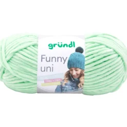 Garn Funny uni 100 g pastellgrün