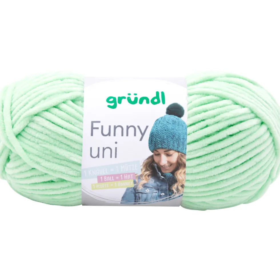 Garn Funny uni 100 g pastellgrün
