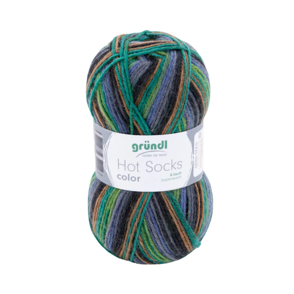 Garn Hot Socks color 50 g english green tea
