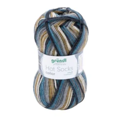 Garn Hot Socks color 50 g savanna color