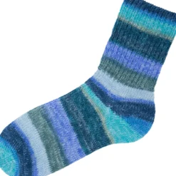 Garn Hot Socks Madena 4-fach baltic-sea-mix 100g