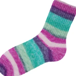 Garn Hot Socks Madena 4-fach berry-lagune 100g
