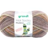Garn Hot Socks Madena 4-fach nut-mix 100g