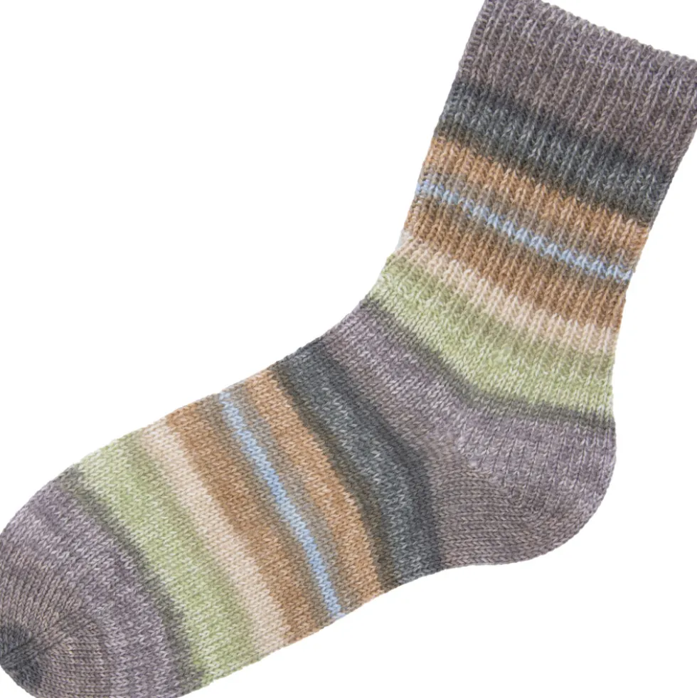 Garn Hot Socks Madena 4-fach nut-mix 100g