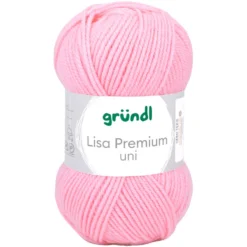 Garn Lisa Premium uni 50 g babyrosa