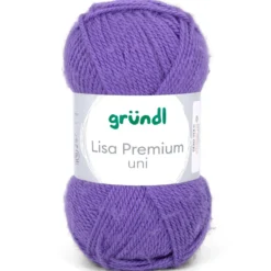 Garn Lisa Premium uni 50 g lila