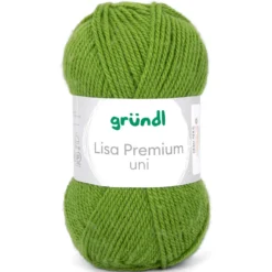 Garn Lisa Premium uni 50 g maigrün