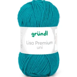 Garn Lisa Premium uni 50 g petrol