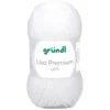 Garn Lisa Premium uni 50 g weiß