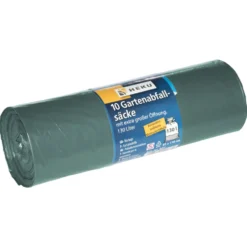 Gartenabfallsäcke 130 Liter extra stark 54µ 10 Stück grün