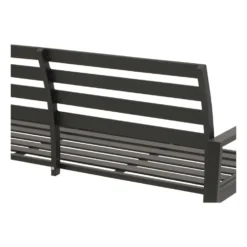 Gartenbank Atlanta 2-Sitzer, Aluminium, Dunkelgrau