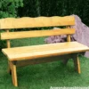 Gartenbank Freital 4 Sitzer 200 x 60 x 82 cm Kiefer
