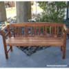 Gartenbank 3-Sitzer, 157 x 45 x 83 cm, Holz Akazie