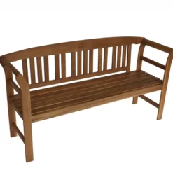 Gartenbank 3-Sitzer, 157 x 45 x 83 cm, Holz Akazie