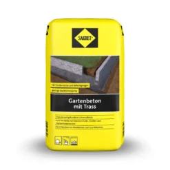 Gartenbeton mit Trass