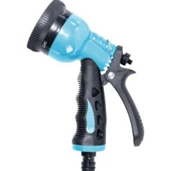 Gartenbrause 8 Sprühfunktionen blau/schwarz Kunststoff