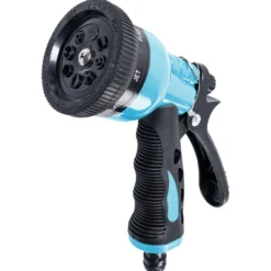 Gartenbrause 8 Sprühfunktionen blau/schwarz Kunststoff