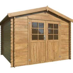 Gartenhaus "Pila 2" 7,3 m², braun, Fichtenholz kesseldruckimprägniert
