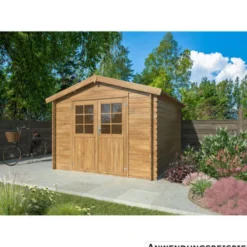 Gartenhaus "Pila 2" 7,3 m², braun, Fichtenholz kesseldruckimprägniert