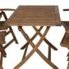 Gartenmöbel-Set Maracana 5-teilig, Akazienholz geölt