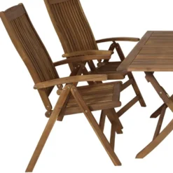 Gartenmöbel-Set Maracana 5-teilig, Akazienholz geölt