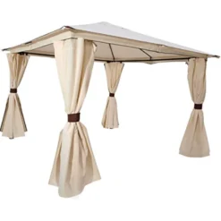 Garten-Pavillon Venezia 300 x 300 cm, Ecru