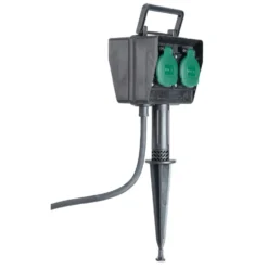 Gartensteckdose 4-fach, 3680 W, IP 44