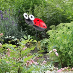Gartenstecker 60 cm mit Tiermotiv - sortiert
