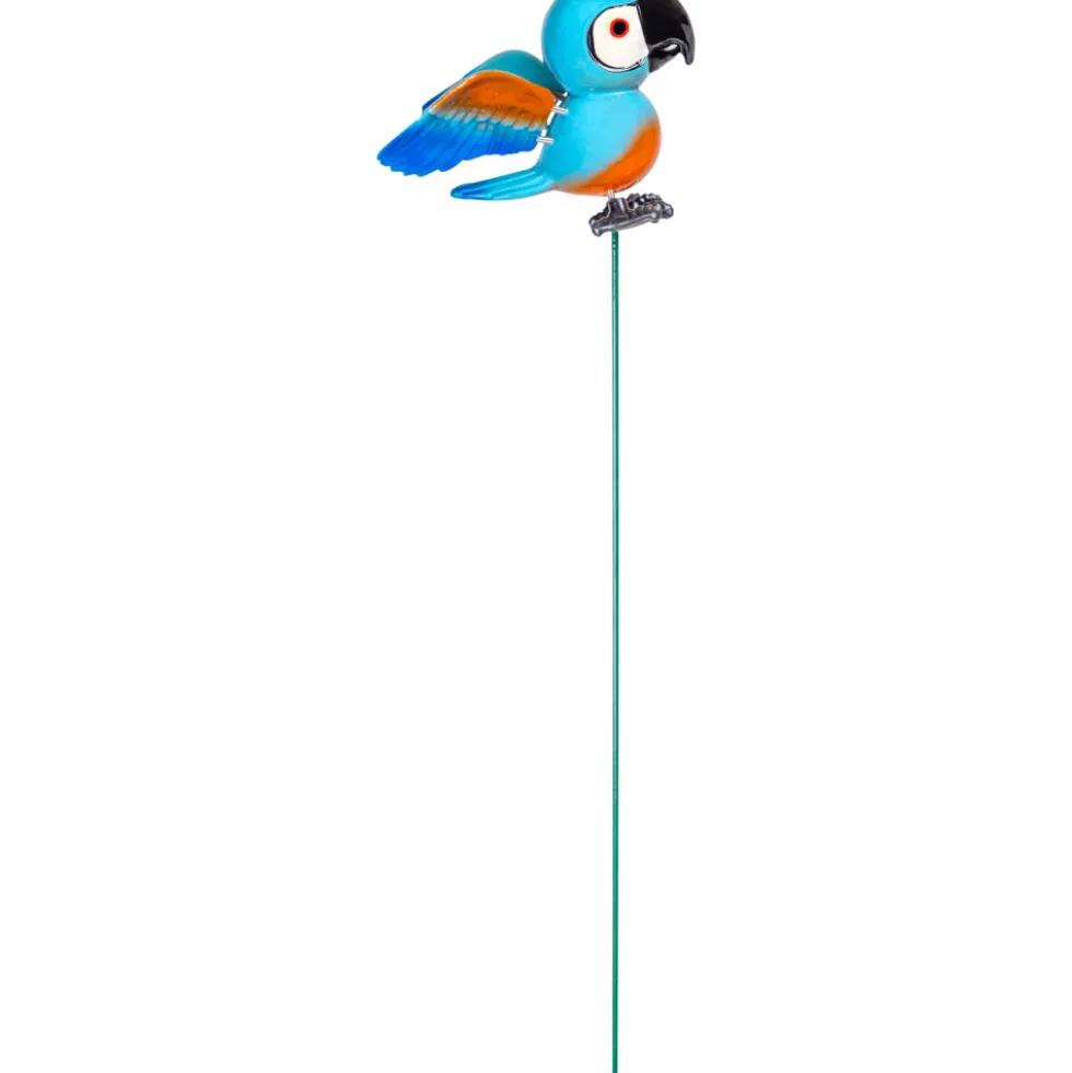 Gartenstecker mit Vogelmotiv und Erdspieß - sortiert