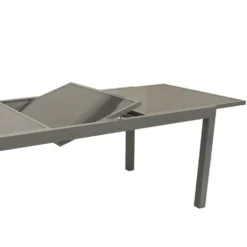 Gartentisch ausziehbar, 180/240x100x74cm Aluminiumgestell