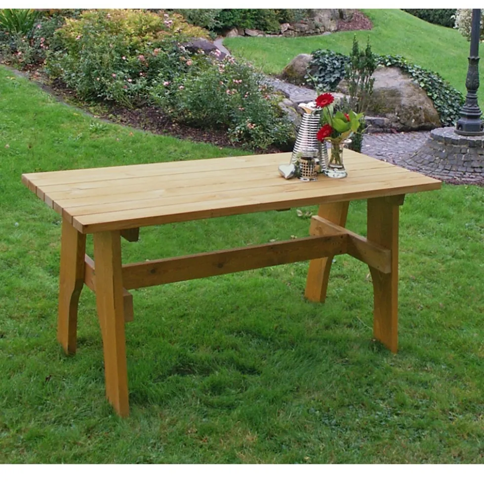 Gartentisch Freital 150x72 cm aus Kiefer massiv