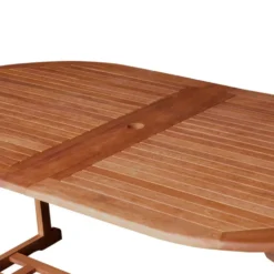 Gartentisch Lago, ausziehbar, 180/260 x 100 x 75 cm, Eukalyptus-Holz geölt
