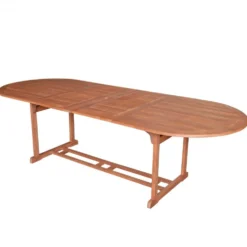 Gartentisch Lago, ausziehbar, 180/260 x 100 x 75 cm, Eukalyptus-Holz geölt