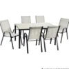 Gartentisch Nonwood 150 x 90 cm mit Aluminiumgestell