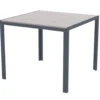 Gartentisch Nonwood 90 x 90 cm mit Aluminiumgestell