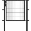 Gartentor Flexo aus Metall anthrazit, Höhe 100 cm