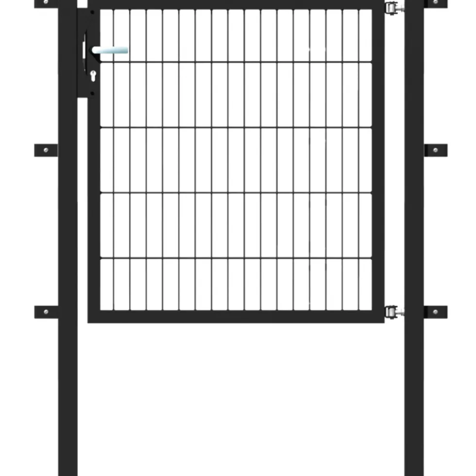 Gartentor Flexo aus Metall anthrazit, Höhe 100 cm