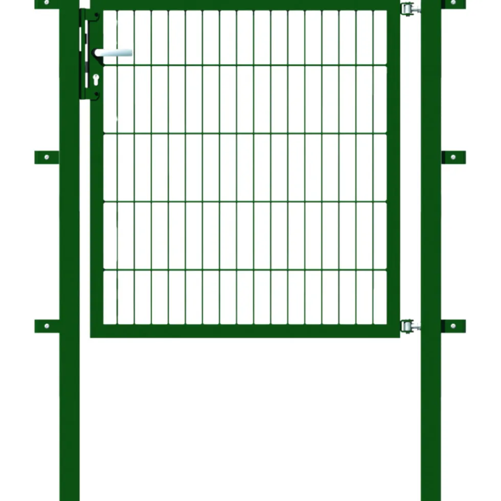 Gartentor Flexo aus Metall grün, Höhe 100 cm