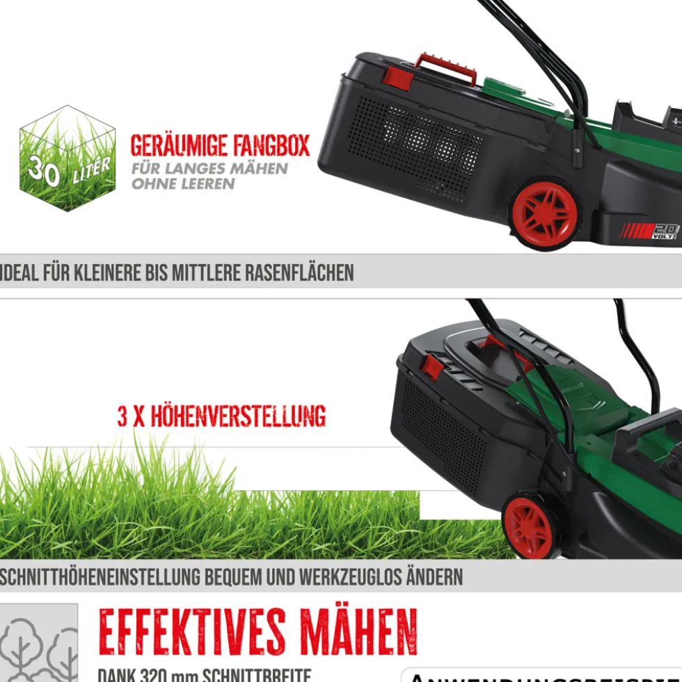 Güde® Akku-Rasenmäher 320/20-4